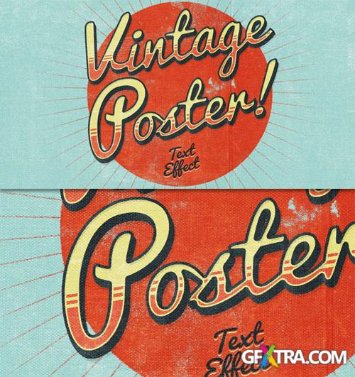 Pixeden - Psd Poster Vintage Text Effect
