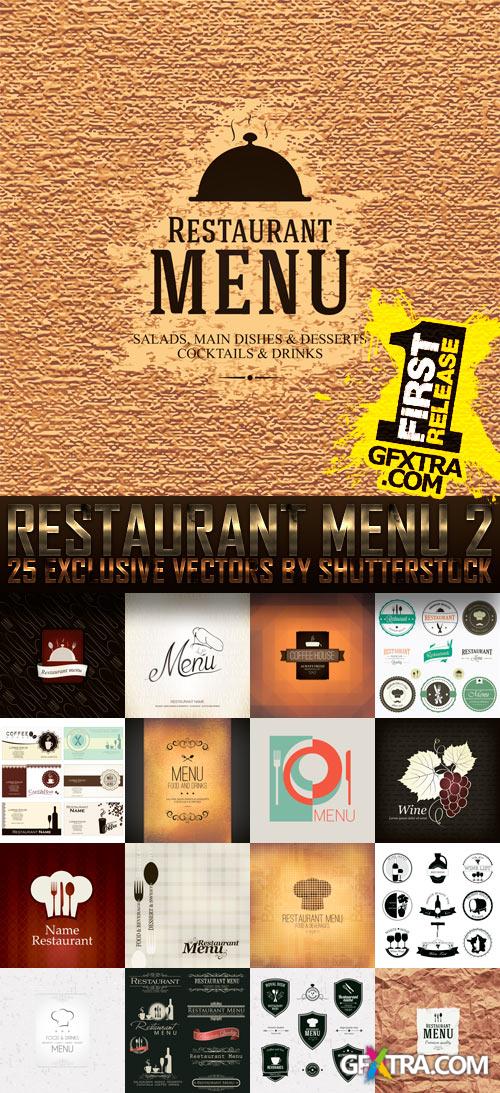 Amazing SS - Restaurant Menu 2, 25xEPS