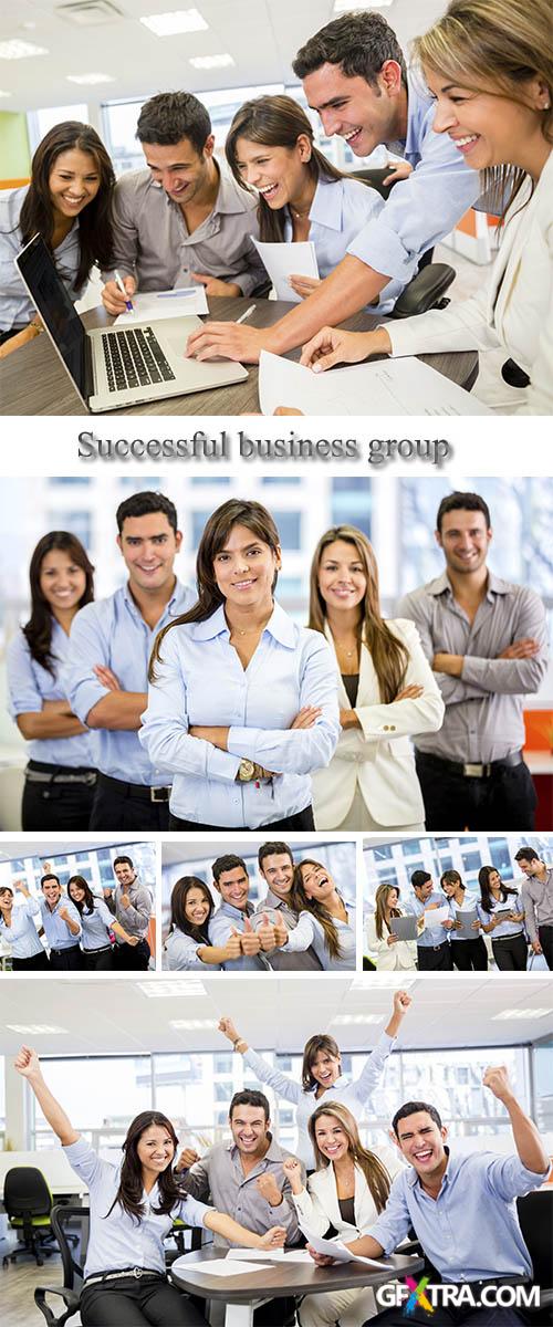 Stock Photo: Successful business group