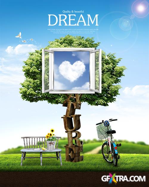 PSD Source - Spring Dream 1