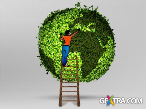 Think Green - Shutterstock 25xEPS