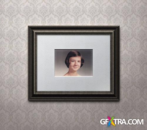 Pixeden - Psd Vintage Retro Picture Frame