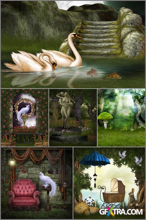 Backgrounds for photoshop - Magical Fantasy 5