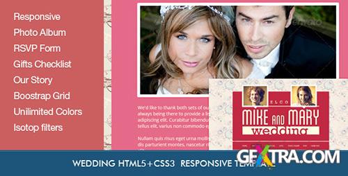 ThemeForest - Wedding Retro HTML5 Template - RIP