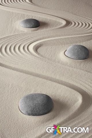 The Zen garden of stones - 25x JPEGs
