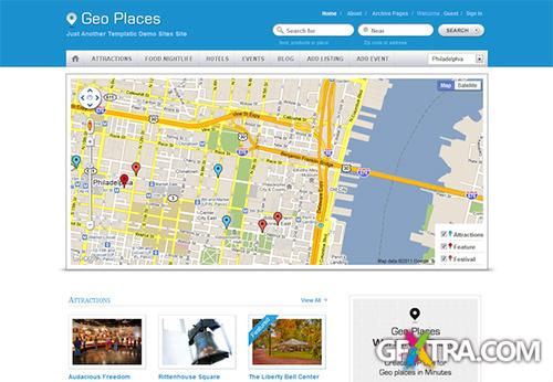 Templatic - GeoPlaces Theme for Wordpress v4.5.7