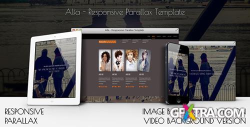 ThemeForest - Alfa - Responsive Parallax Template - RIP