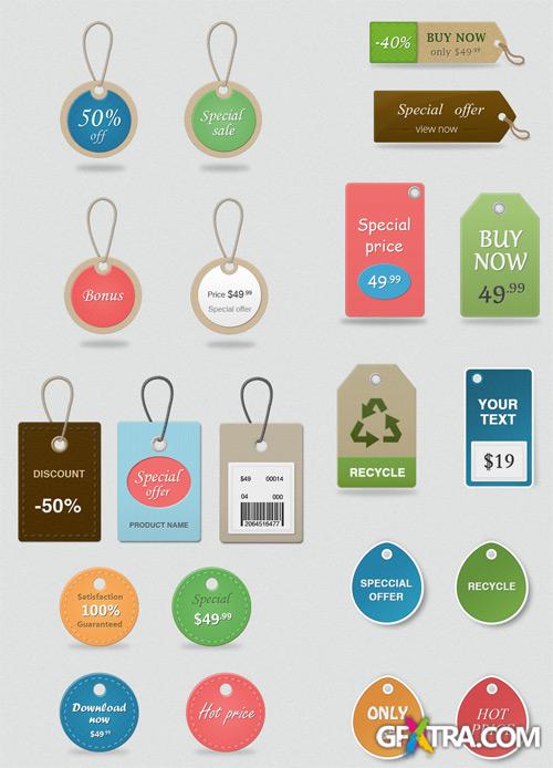 Price Tags PSD