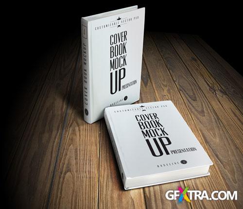 Pixeden - Psd Book Cover Mockup Template