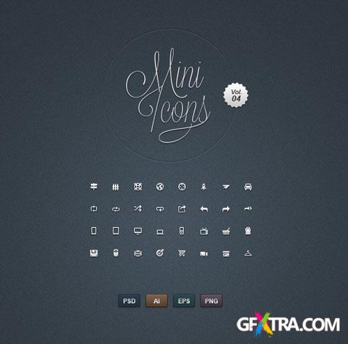 Pixeden - Mini Icons Set Vol4