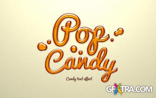 Pixeden - Psd Candy Text Effect