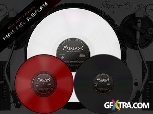 PSD Source - Vinyl Template