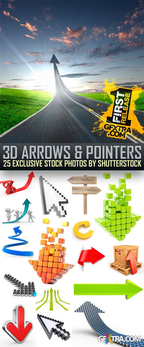 Amazing SS - 3D Arrows & Pointers, 25xJPGs