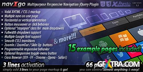 CodeCanyon - navIgo - Multipurpose Responsive Navigation Plugin