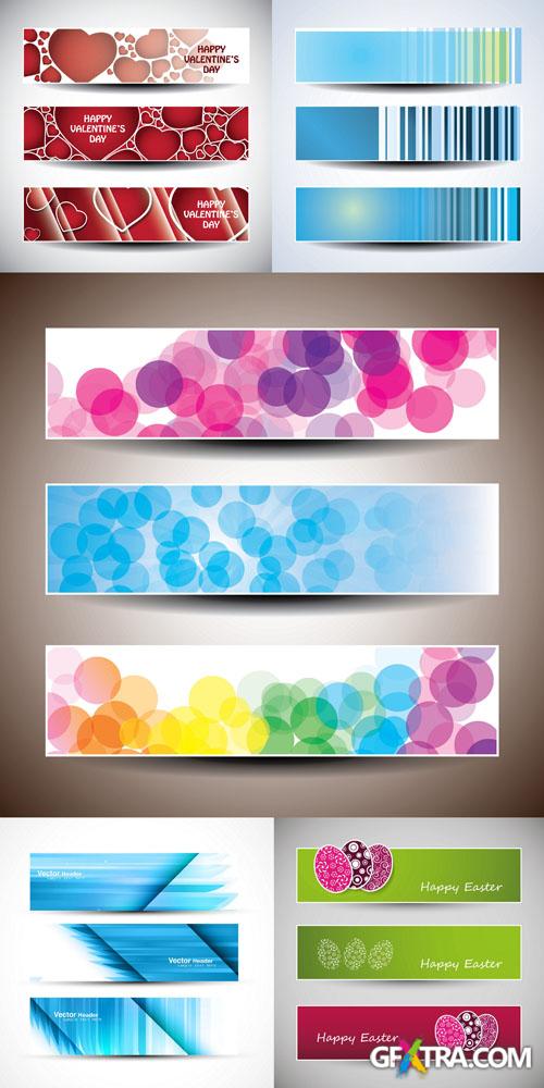 Banner Vector Set #47