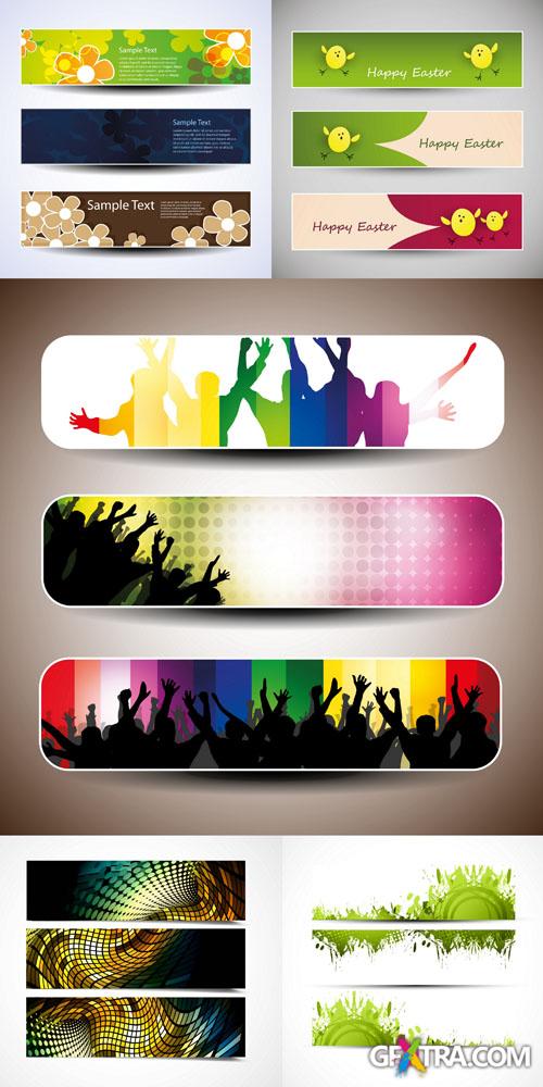 Banner Vector Set #50