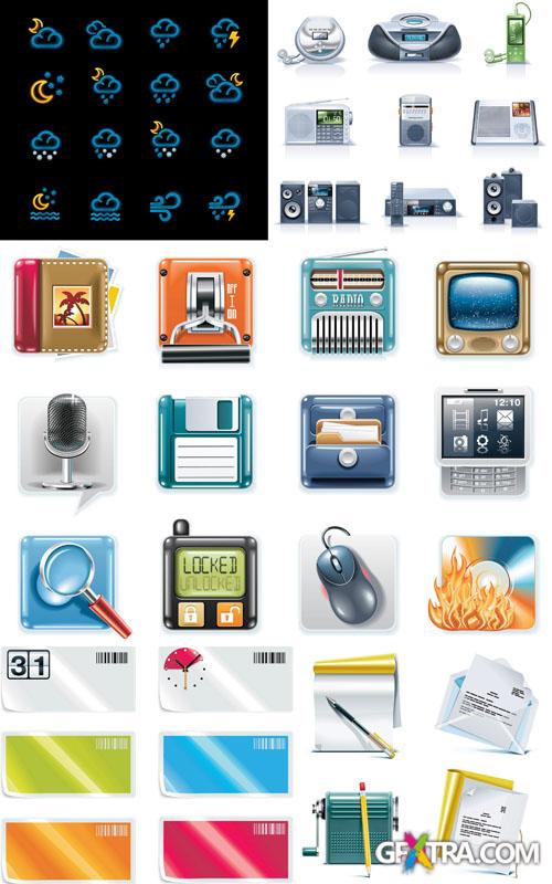 Icons & Objects for Vector Design #75