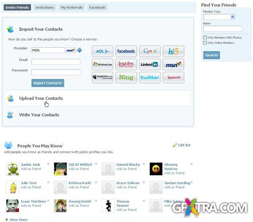 Hire-experts - Friends Inviter plugin 4.2.3p10 - for SocialEngine 4.x.x - Nulled