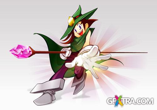 Pixeden - Young Wizard Vector