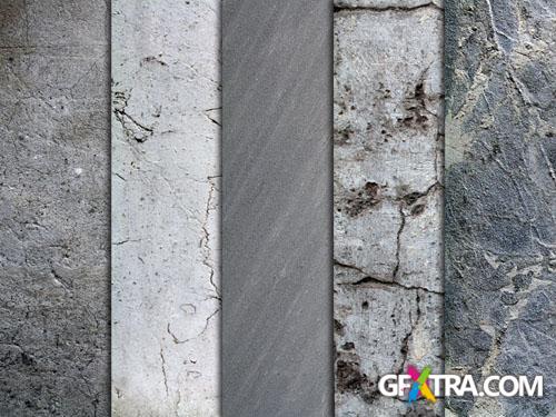 Pixeden - 5 Concrete Textures Pack 1