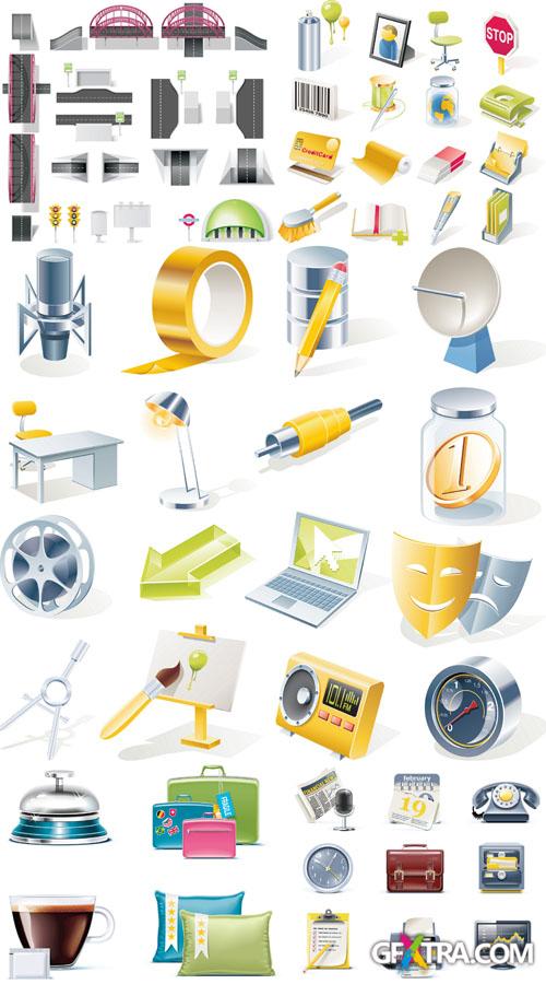 Icons & Objects for Vector Design #76