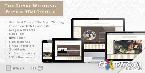 ThemeForest - The Royal Wedding - Premium HTML Template - RIP