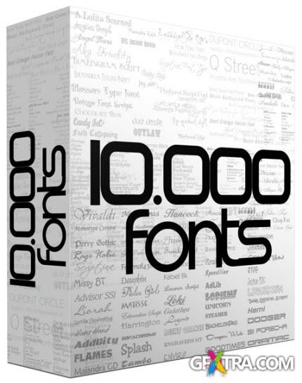 10.000 Font Collection (Mar 2013)