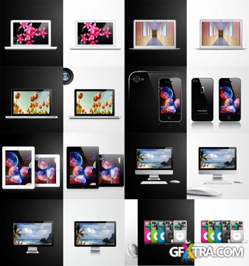 Pixeden - Apple Product Vector Pack