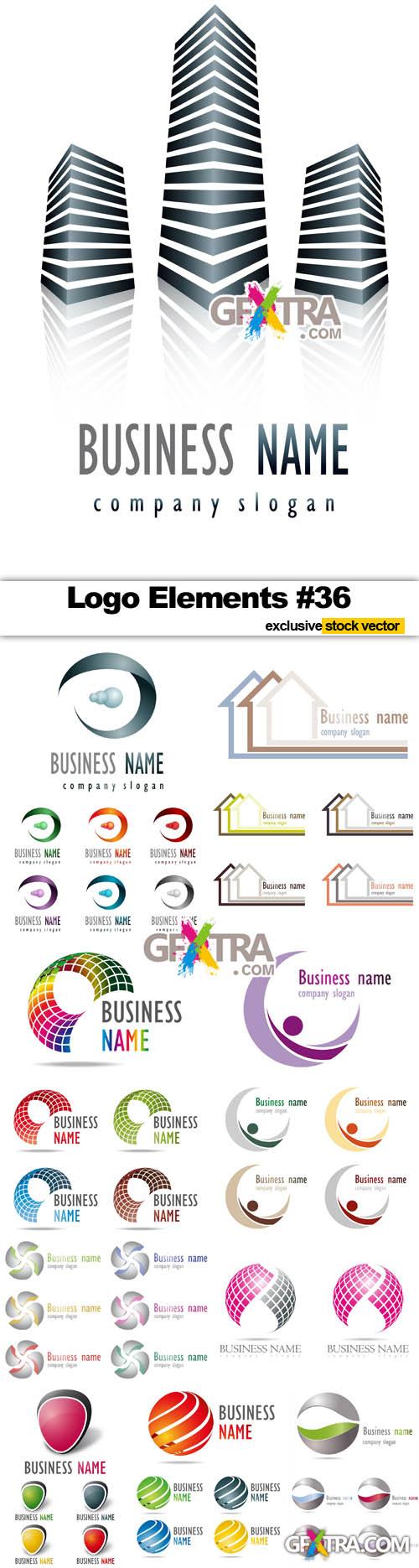 Logo Elements Vector Set #36