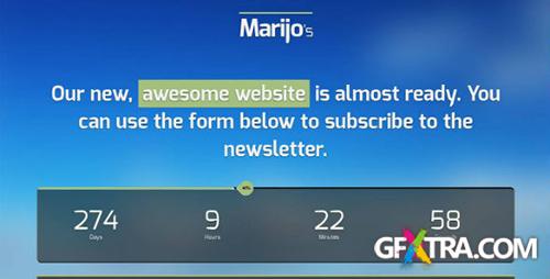 ThemeForest - Marijo - Responsive Under Construction Template - RIP