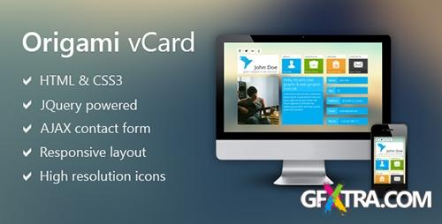 ThemeForest - Origami - Metro Inspired Vcard - RIP