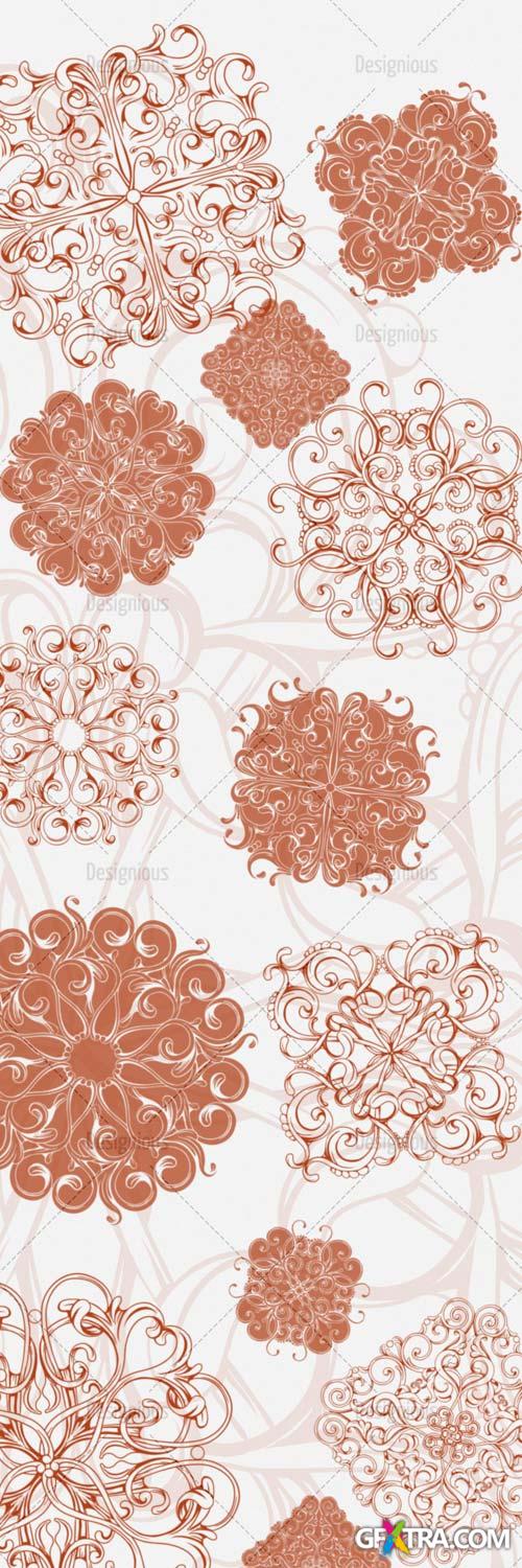 Floral Photoshop Brushes Set 52