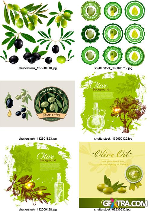 Amazing SS - Collections of Olive Elements 2, 25xEPS