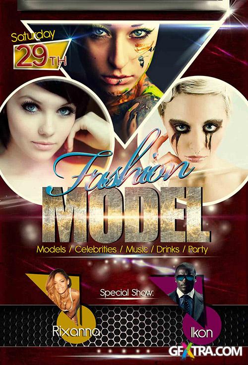 PSD Source - Fashion Model Flyer