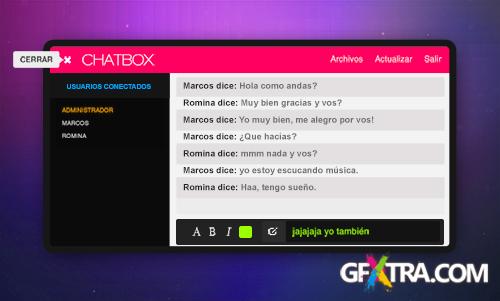 PSD Web Design - ChatBox