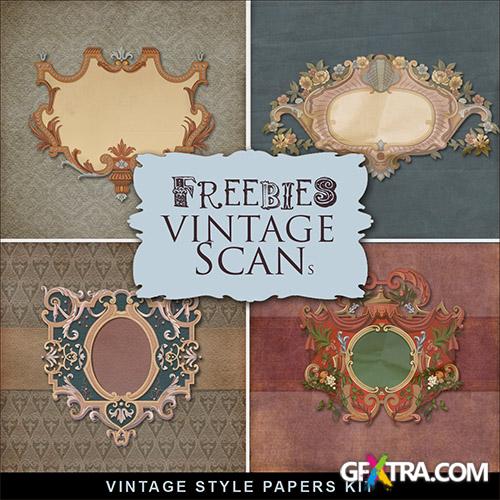 Textures - Old Vintage Backgrounds #132