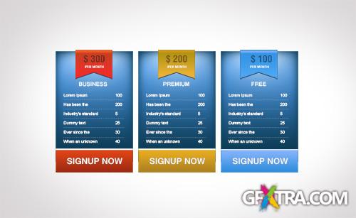 PSD Web Design - Creative Pricing Page