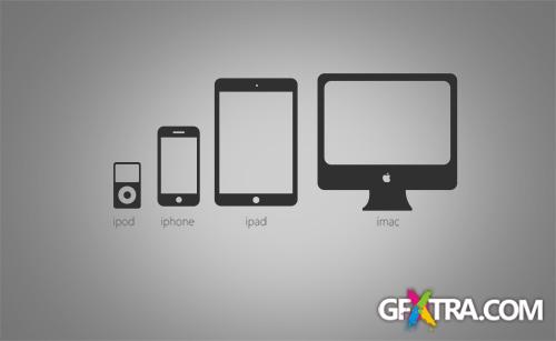 PSD Icons - Excellent iOS Devices