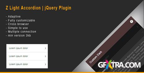 CodeCanyon - Z Light Accordion | jQuery Plugin