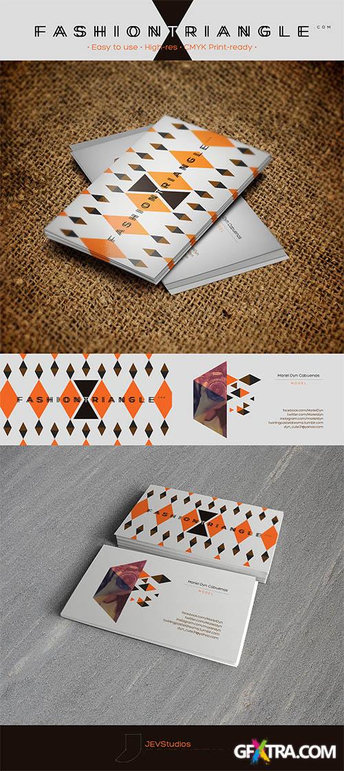 Fashion Triangle - PSD Busines Cards Sources