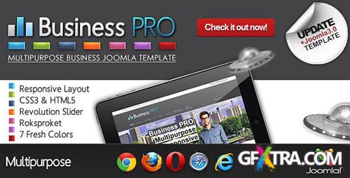 ThemeForest - Business Pro - Clean Responsive Joomla Template - FULL