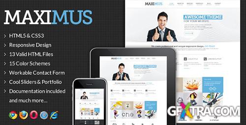 ThemeForest - Maximus - Responsive Multi-Purpose Website Templat