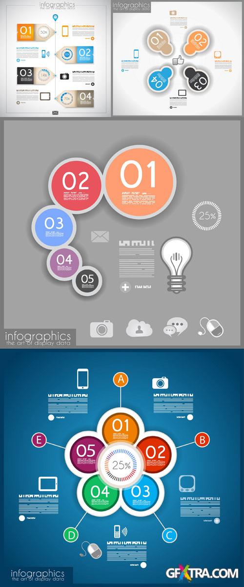 Infographics Elements for Vector Design Set #76