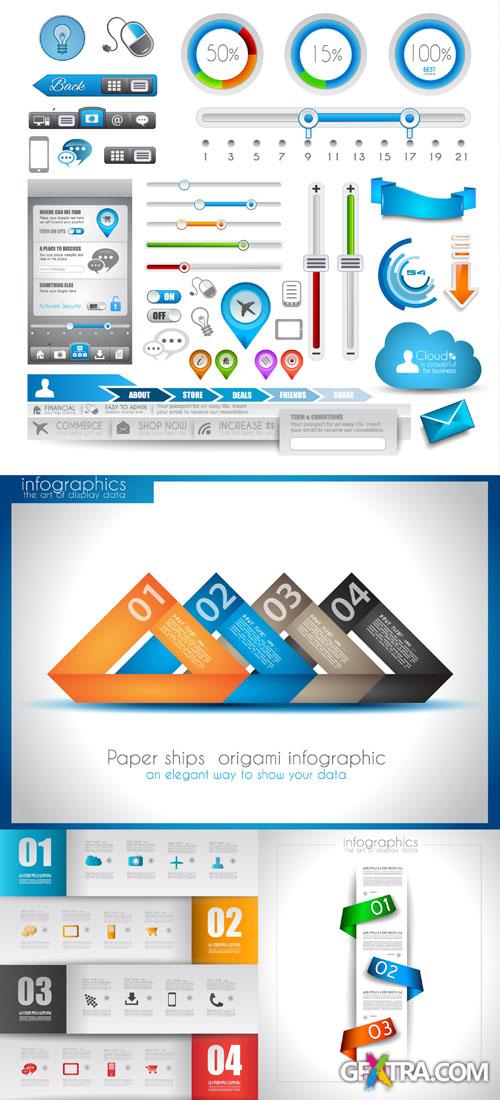 Infographics Elements for Vector Design Set #77