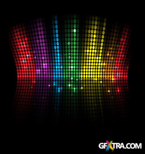 Disco backgrounds - 25x EPS