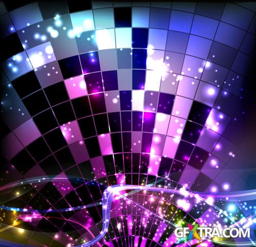 Disco backgrounds - 25x EPS