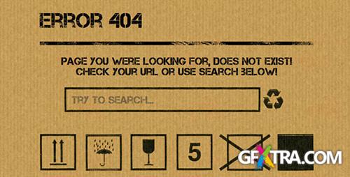 ThemeForest - Boxxy 404 Page - RIP