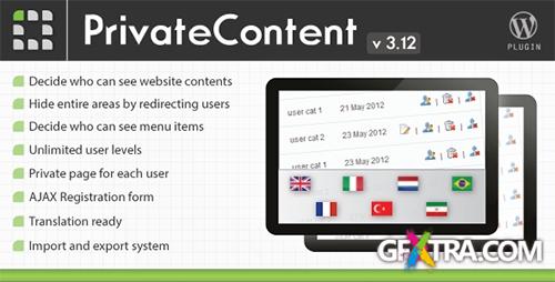 CodeCanyon - PrivateContent v3.1 - Multilevel Content Plugin