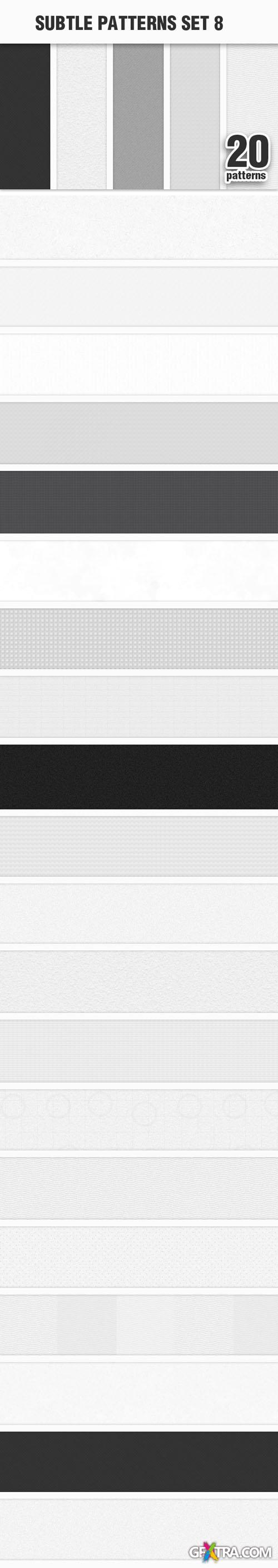 Designtnt - Subtle Patterns Set 8