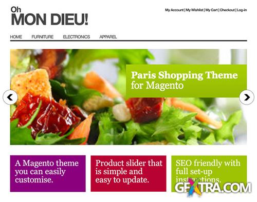 ThemeForest - Oh Mon Dieu! - Minimal Magento Theme 